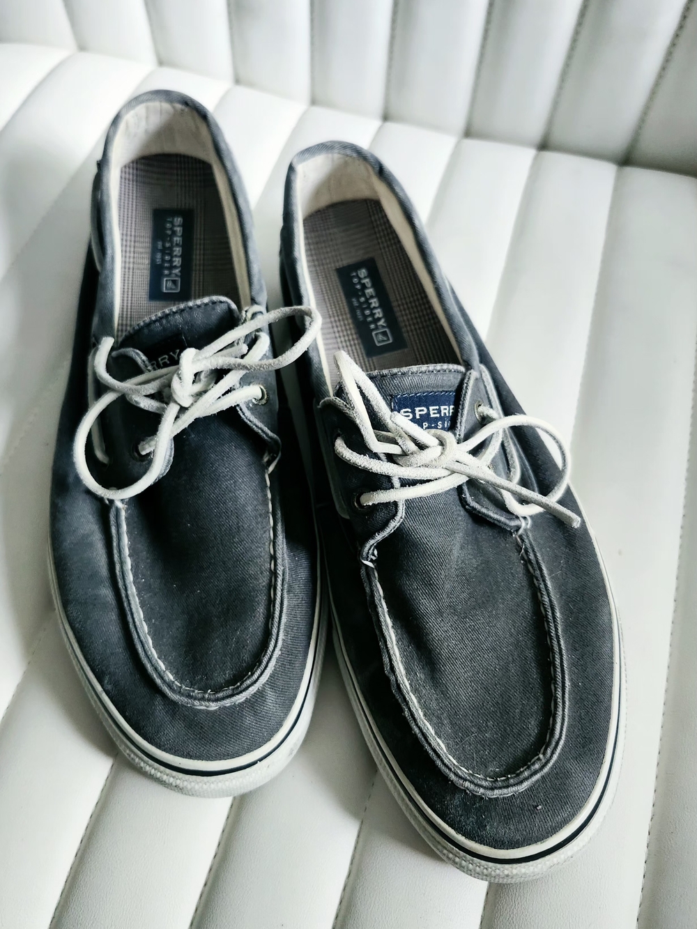 Sperry Men’s Navy Canvas Boat Shoes